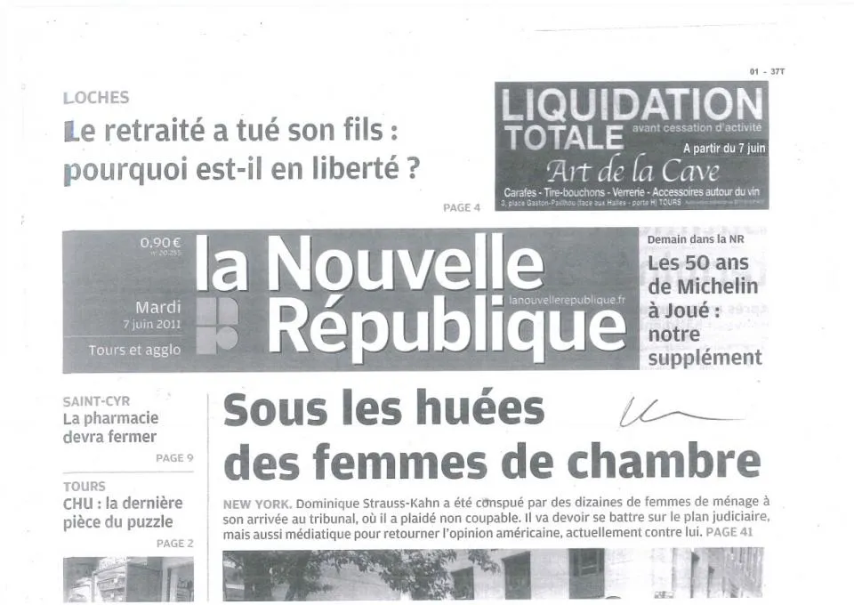 La Nouvelle République - Il n'y avait aucune raison de l'envoyer en prison - Maître Germain YAMBA